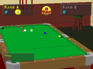 Virtual Pool (US) screen shot game playing